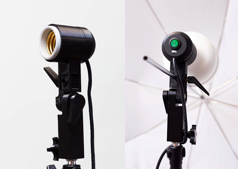 Rótula simple de luz contínua